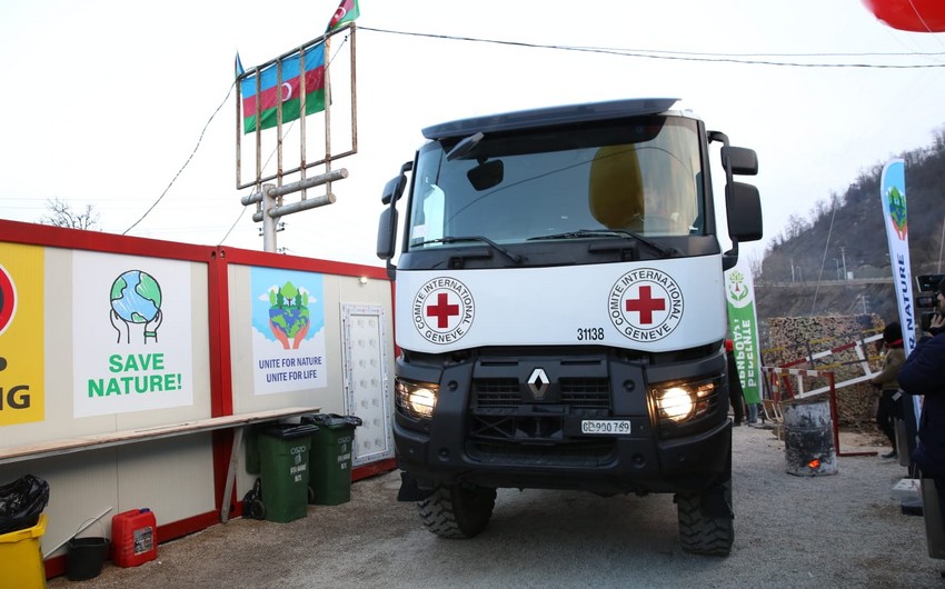 3 more ICRC vehicles moved from Khankandi to Lachin without hindrance