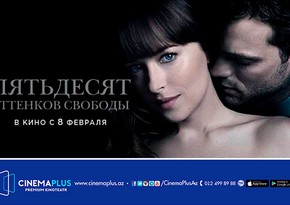 В сети кинотеатров CinemaPlus выходит в прокат долгожданный показ драмы 50 оттенков свободы - ВИДЕО