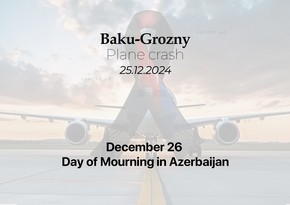 Today marks national day of mourning in Azerbaijan