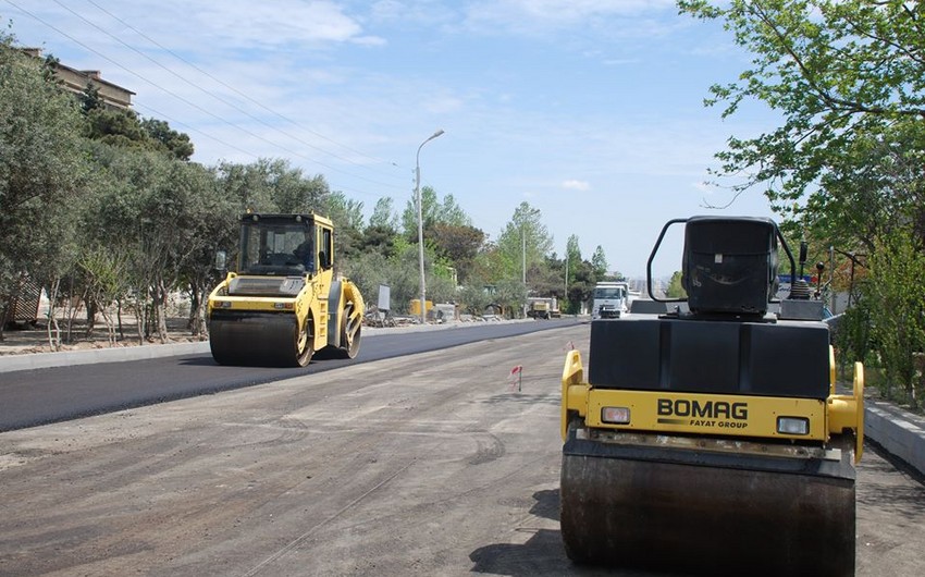 Azeryolservis conducts roadworks on one more road in Baku