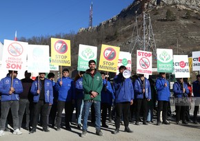 Protest on Khankandi-Lachin road continues on Day of Solidarity of World Azerbaijanis