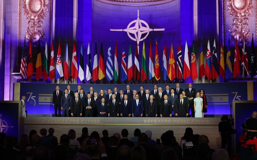 Jeyhun Bayramov attends NATO 75th Anniversary Celebratory Event