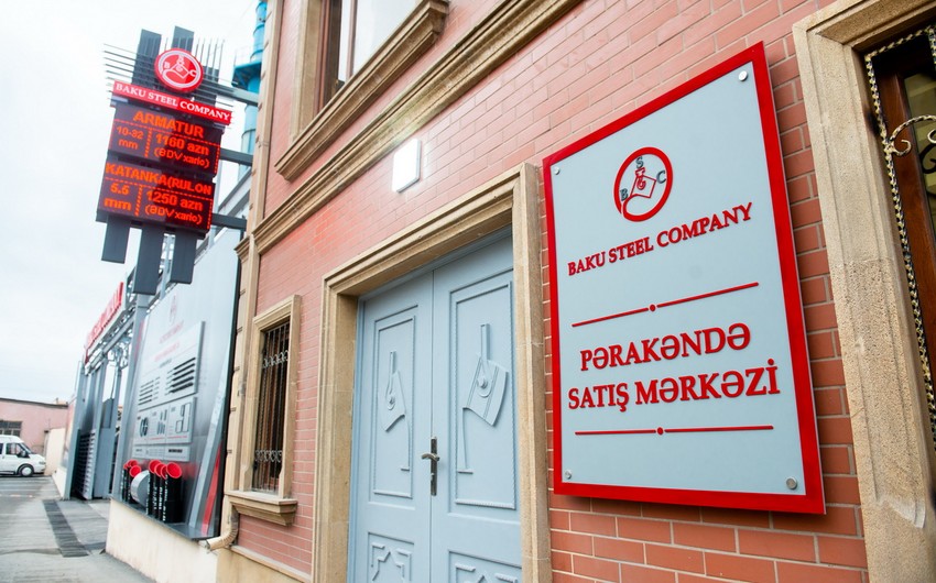 “Baku Steel Company”nin ilk rəsmi pərakəndə satış mərkəzi açılıb