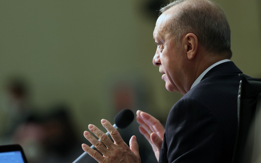 Эрдоган: Мы рассмотрели двусторонние отношения с Ильхамом Алиевым и ситуацию после победы в Карабахе