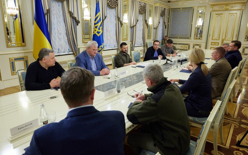 Ukrayna Prezidenti Baltikyanı ölkələrin XİN başçılarını qəbul edib