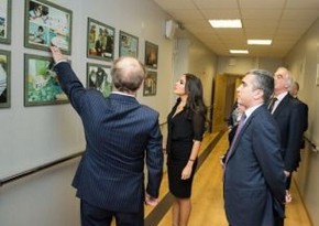 Leyla Aliyeva pays a visit to a number of children homes and boarding schools in Saint-Petersburg