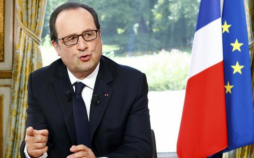 Fransa prezidenti Parisdəki atışmanı terror aktı adlandırıb