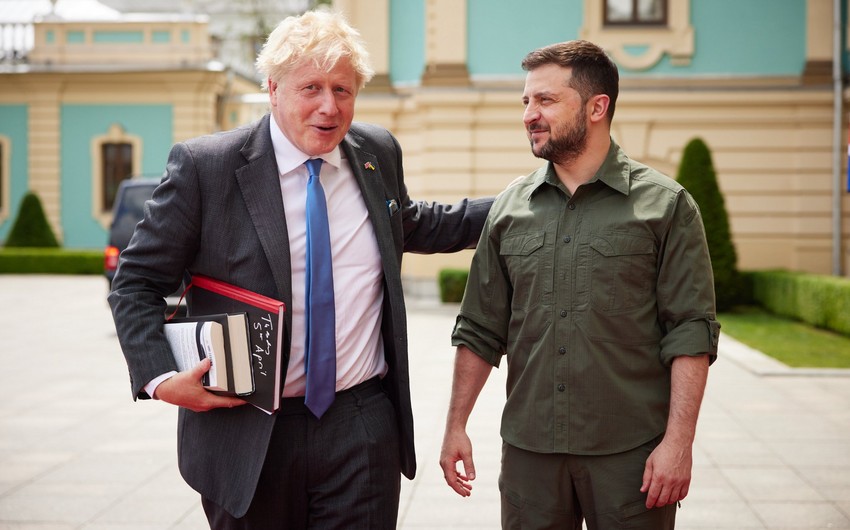 Boris Johnson visits Ukraine