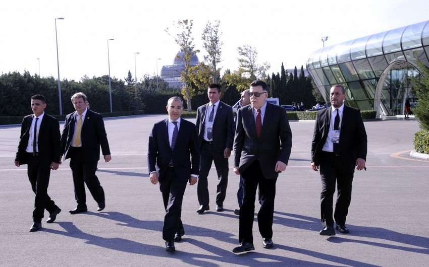 Libyan Prime Minister Fayez Seraj ends visit to Azerbaijan