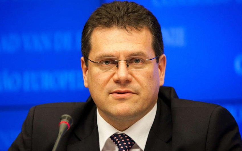 Марош Шефчович: Мы уверены, что азербайджанский газ до 2020 года будет доставлен в Европу