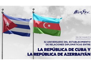 МИД Кубы: Подтверждаем готовность укреплять многосторонние отношения с Азербайджаном