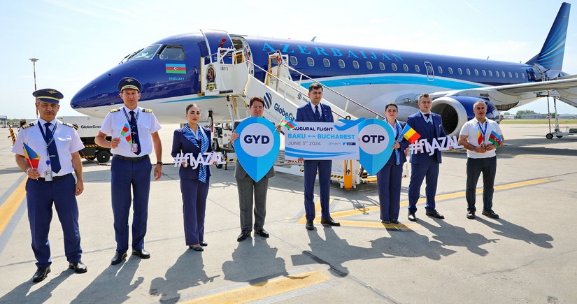 Ceremonial event in Bucharest welcomes AZAL's inaugural flight