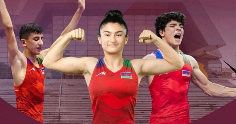 Azərbaycan güləşçiləri Avropa çempionatının ikinci günündə dörd medal qazanıblar