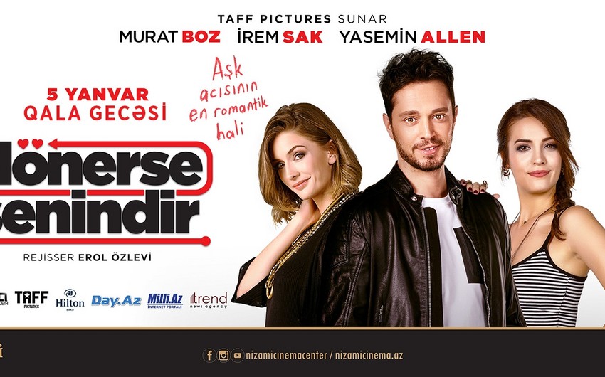 Nizami Kino Mərkəzində Dönerse senindir adlı türk filminin təqdimatı olub