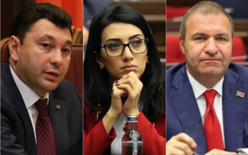 Ermənistan parlamentinə üç sədr müavini seçilib