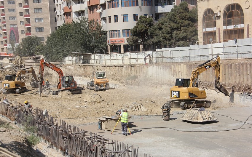 В Баку строится новая станция метро