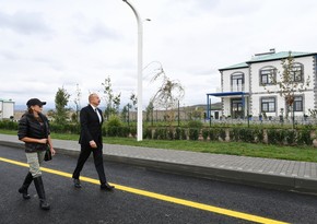 Ilham Aliyev, Mehriban Aliyeva visit Zangilan district