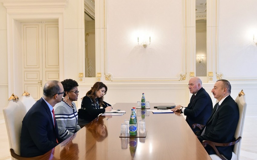 Президент Ильхам Алиев принял регионального директора Всемирного банка по Южному Кавказу