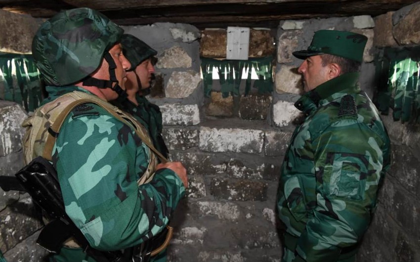 Эльчин Гулиев проверил служебно-боевую деятельность пограничников в Газахе