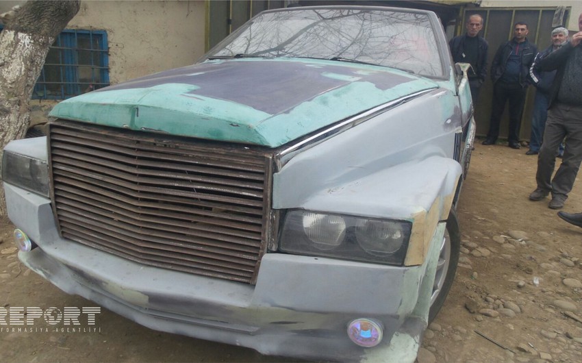 В Азербайджане изготовлен необычный автомобиль - ФОТО