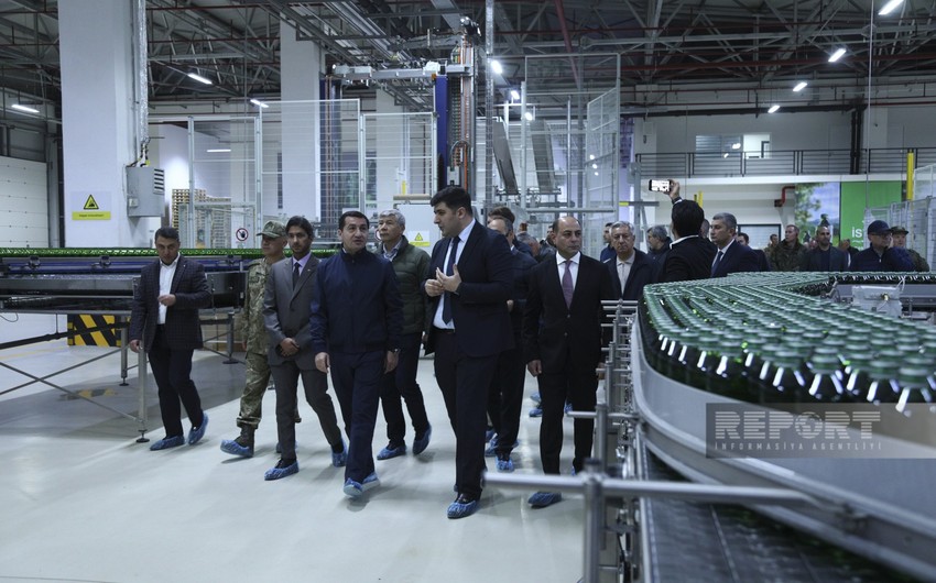 Foreign diplomats visit Istisu mineral water plant in Azerbaijan's Kalbajar