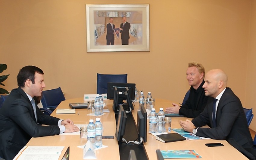 UEFA representatives on visit in Baku for Euro 2020