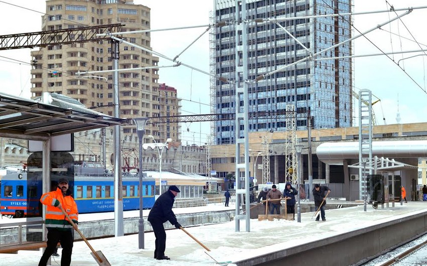 ​Азербайджанские железные дороги перешли на усиленный режим работы