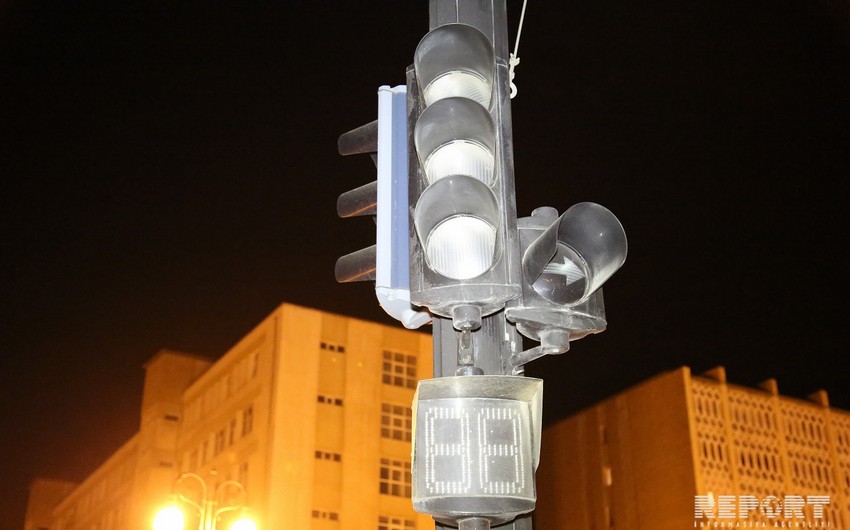 В Баку неработающие светофоры путают водителей - ВИДЕО