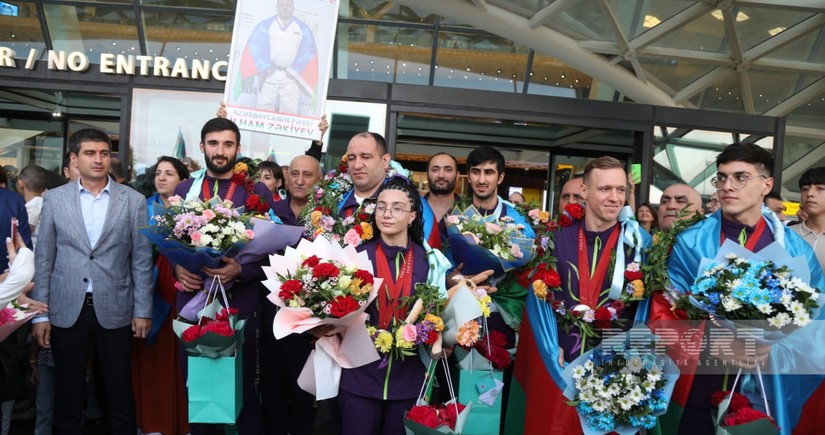 Paris 2024: Another group of Azerbaijani paralympians return to homeland