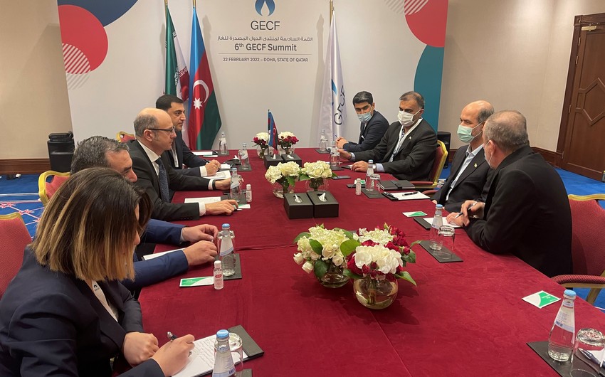 Parviz Shahbazov holds trilateral meeting with Russian, Iranian ministers