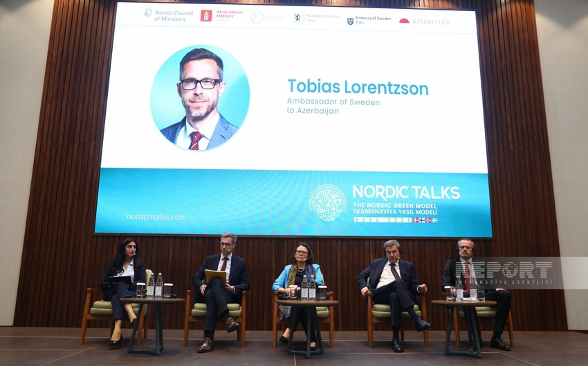 Scandinavian diplomats unite for green transition at Baku panel discussion