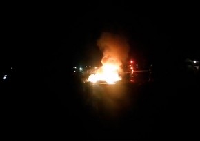 ДТП в Джалилабаде: водитель загоревшегося автомобиля умер от ожогов
