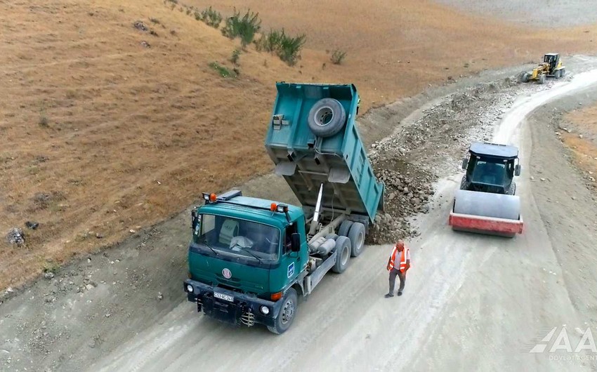 Siyəzən rayonunda 27 kilometrlik avtomobil yolu yenidən qurulur