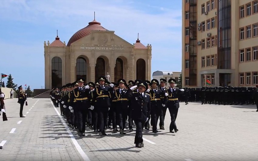 Новый марш Азербайджанской полиции - ВИДЕО