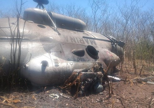 В Мексике упал вертолет Ми-17 ВМС страны