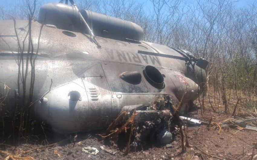 В Мексике упал вертолет Ми-17 ВМС страны
