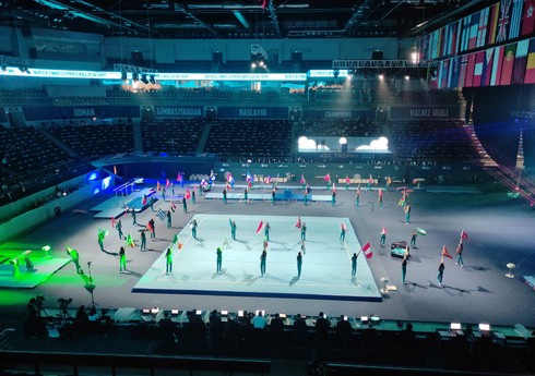 В Баку состоялась церемония открытия Кубка мира по спортивной гимнастике