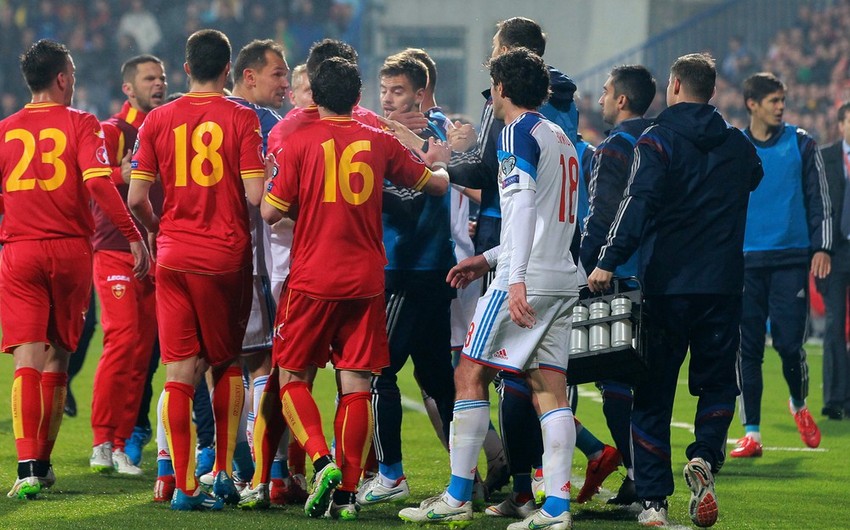 UEFA Monteneqro - Rusiya matçında baş verənlərlə bağlı araşdırmalar aparacaq