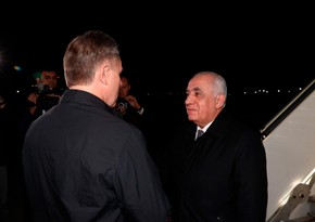 Azerbaijani PM arrives in Belarus on official visit