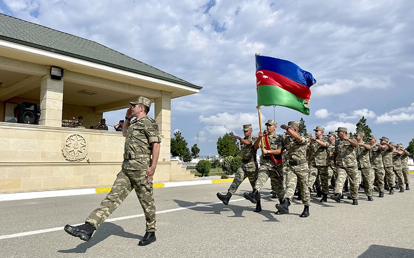 В Азербайджанской Армии состоялись церемонии принятия присяги новобранцами