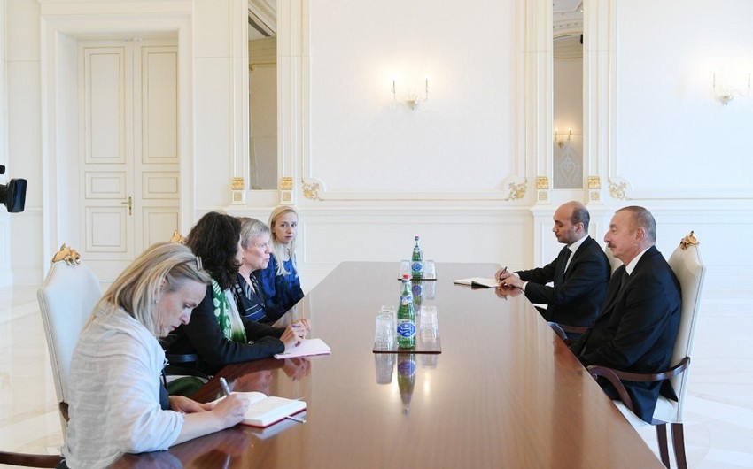 Prezident İlham Əliyev NATO baş katibinin müavinini qəbul edib