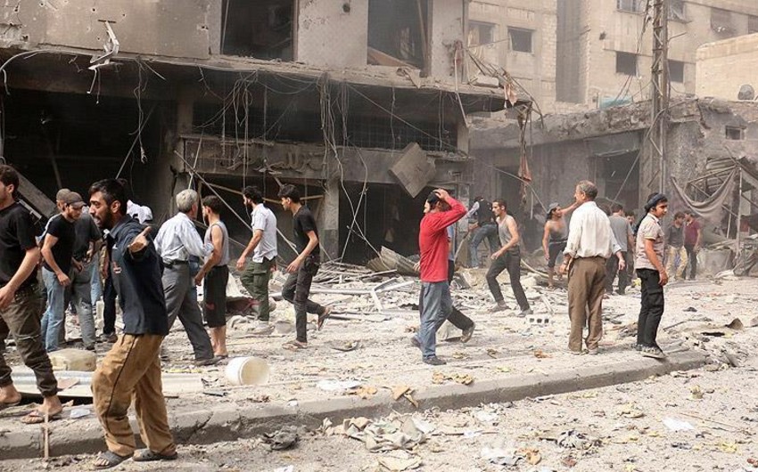 Suriyada bombardman nəticəsində ölənləri sauı 94-ə çatıb