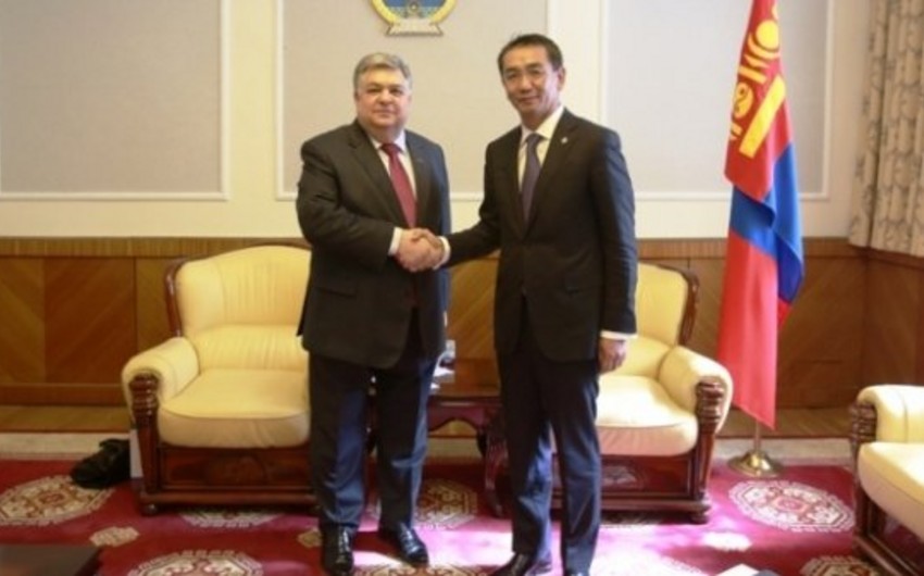 Глава МИД Монголии принял посла Азербайджана в связи с окончанием срока его дипмиссии