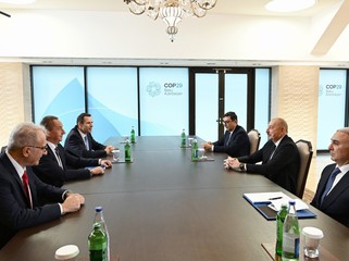 President Ilham Aliyev meets with Presidents of International Canoe, Rowing, and Dragon Boat Federations