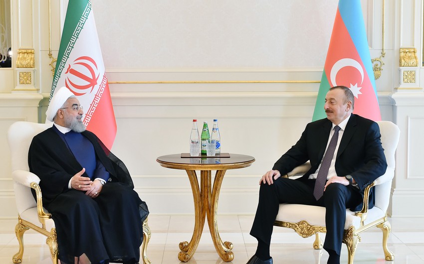 Состоялась встреча президента Азербайджана и президента Ирана один на один