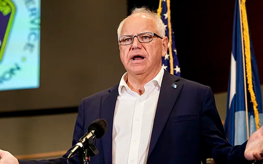 Motorcade accompanying VP nominee Tim Walz involved in crash