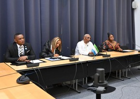 Председатель Милли Меджлиса Сахиба Гафарова встретилась с председателем Парламента Республики Сьерра-Леоне