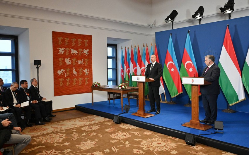 Prezident: Macarıstan və Azərbaycan həm strateji tərəfdaşlardır, eyni zamanda, yaxın dost ölkələrdir