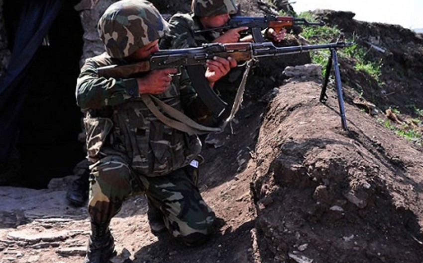 ​Армянские вооруженные формирования, используя гранатометы, 68 раз нарушили режим прекращения огня