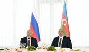 State reception hosted by President Ilham Aliyev in honor of Russian President Vladimir Putin in Baku 